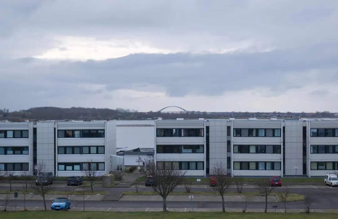 Inselblume 80 - Gemütliche Ferienwohnung, Blick auf die Fehmarnsundbrücke-1